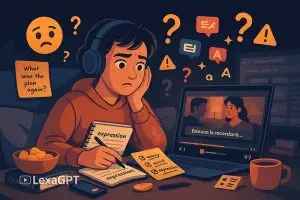 اشتباهات رایج در یادگیری زبان با فیلم – زیرنویس، تمرکز، برنامه‌ریزی