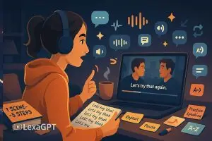 تکرار فیلم برای یادگیری زبان – تمرین shadowing و تقویت مکالمه انگلیسی